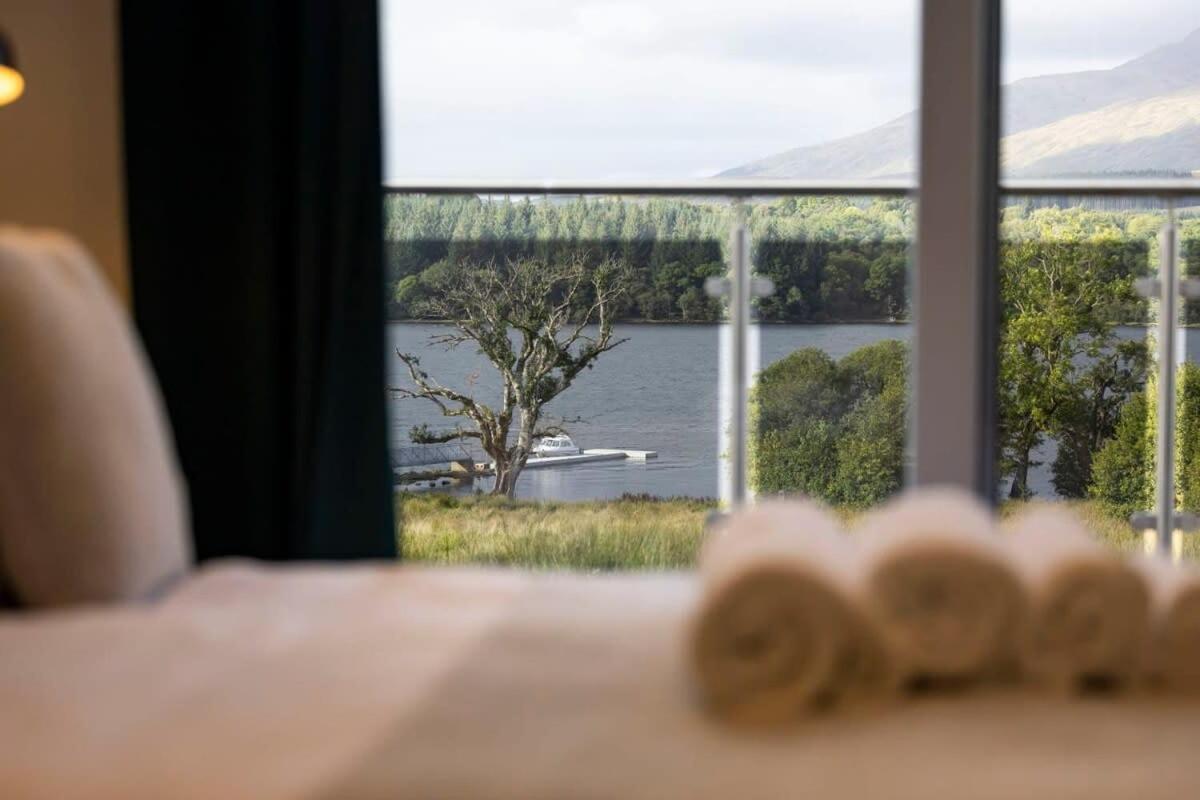 New Build Lodge With Stunning Views Of Loch Awe Hayfield  外观 照片