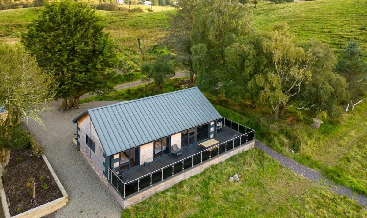 New Build Lodge With Stunning Views Of Loch Awe Hayfield  外观 照片