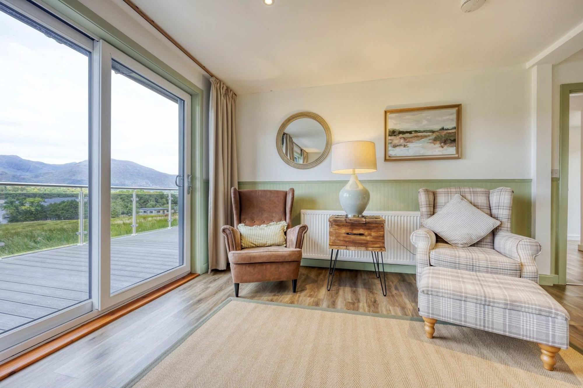 New Build Lodge With Stunning Views Of Loch Awe Hayfield  外观 照片